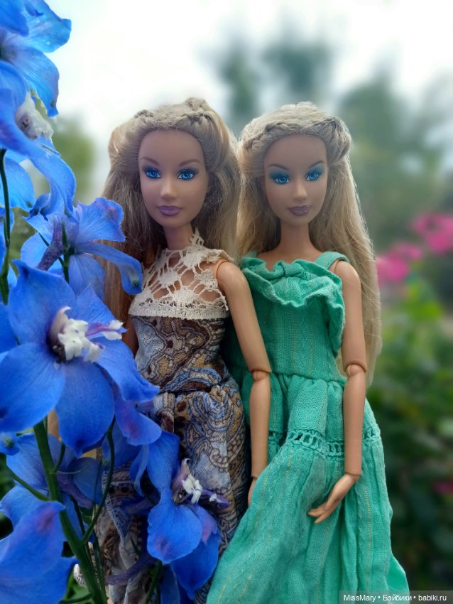 Фотомарафон "неделя одинаковых (?) кукол". День 5. Ди и Настя