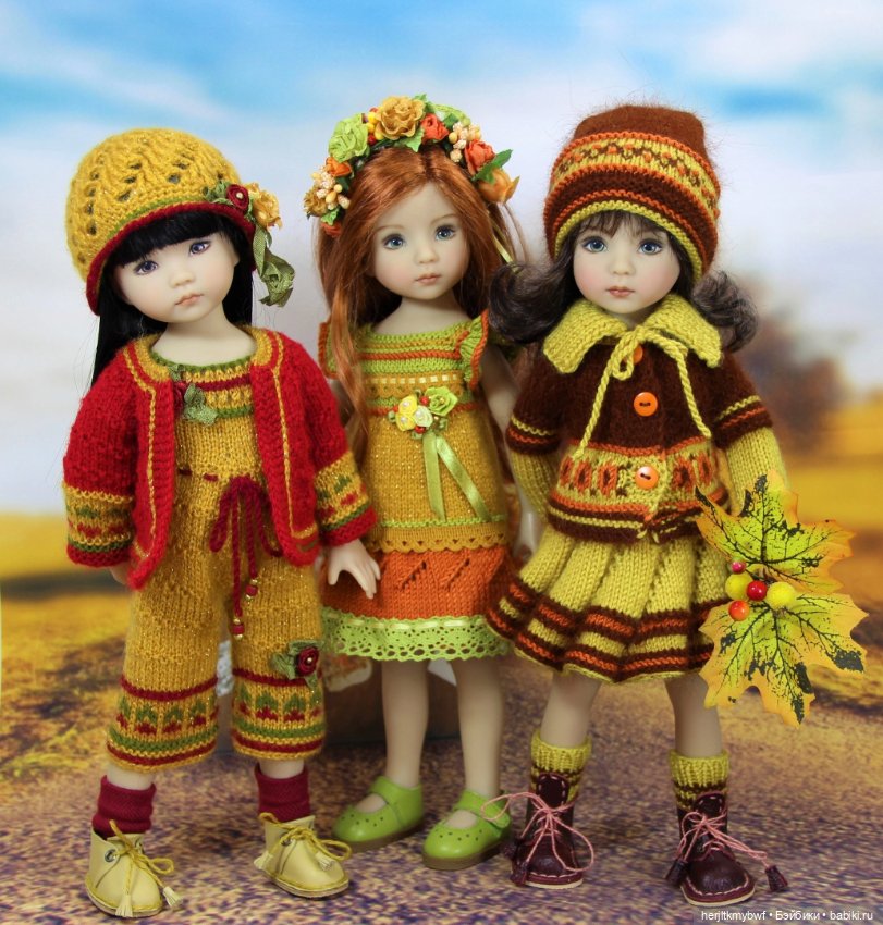 Осенний архив — Одежда и обувь для кукол своими руками: фото (фото 4)