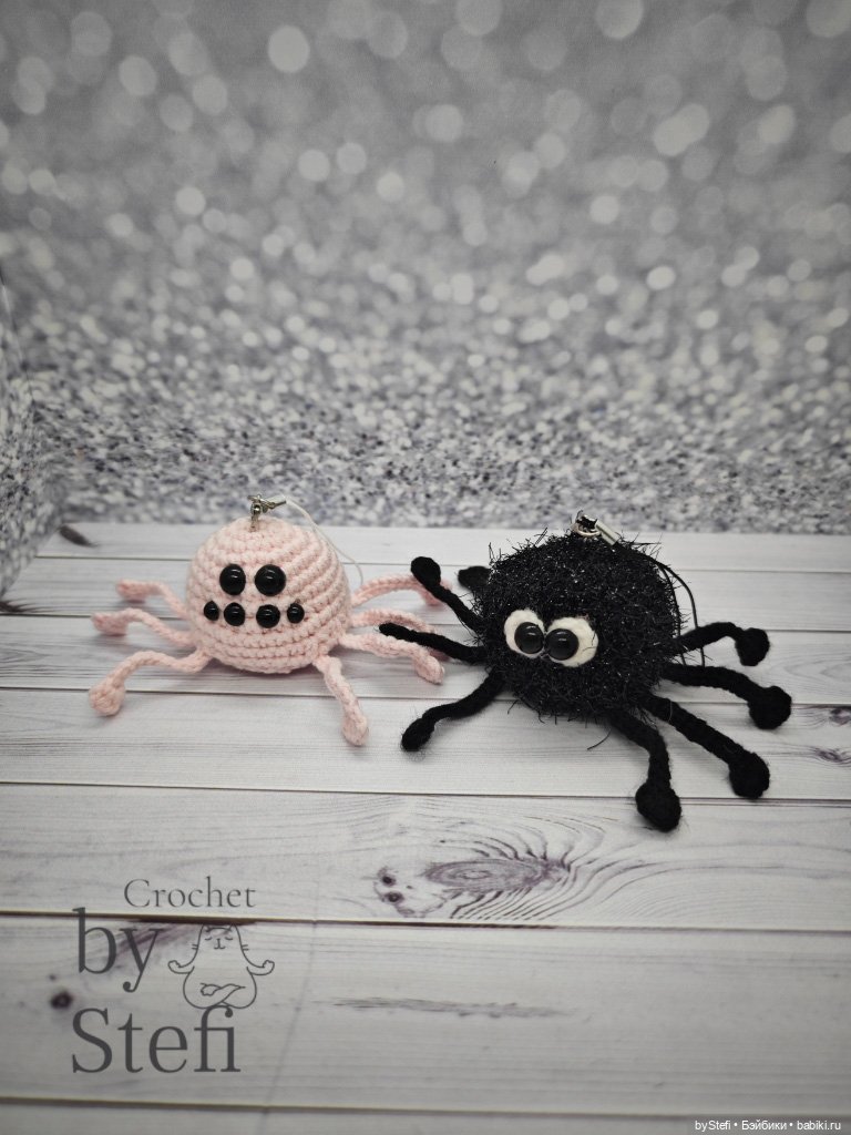 Паучок — Вязаные игрушки и амигуруми: крючком