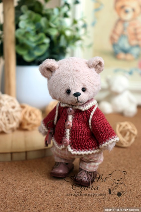 Мини тедди мишка Барри — Авторские мишки Тедди и друзья: фото (фото 4)