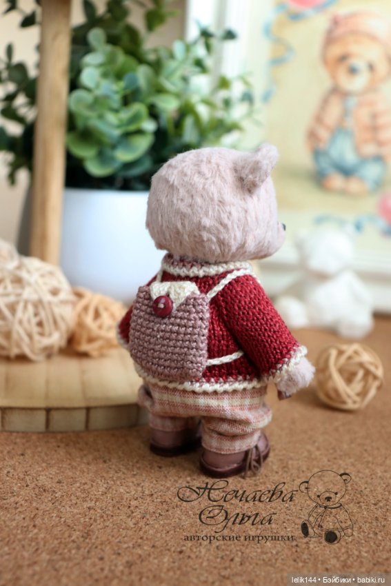 Мини тедди мишка Барри — Авторские мишки Тедди и друзья: фото (фото 3)