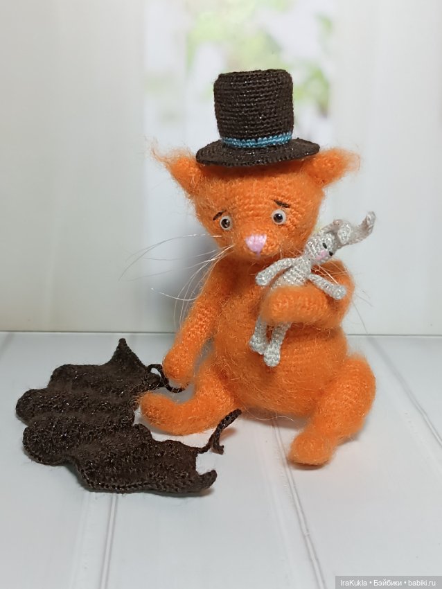 Кот или лис — Вязаные игрушки и амигуруми: крючком (фото 8)
