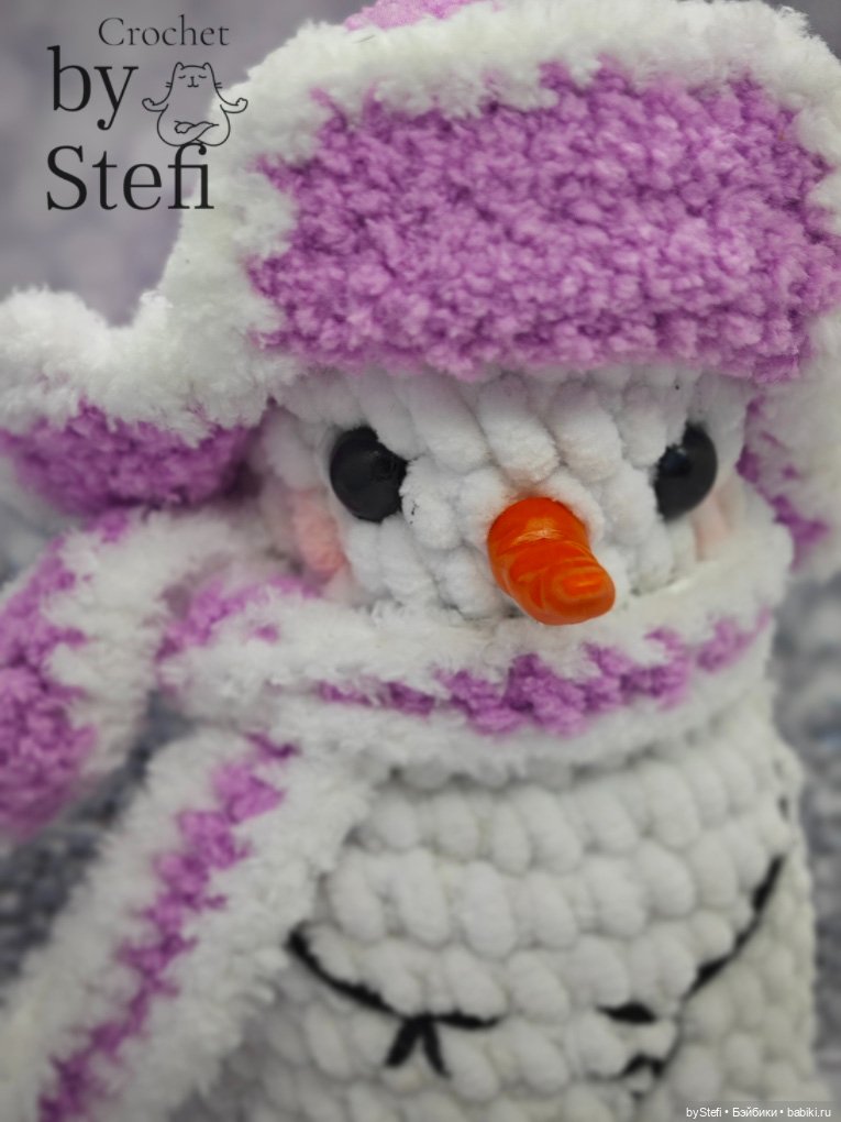 Снеговичок в шапке-ушанке (фото 3)