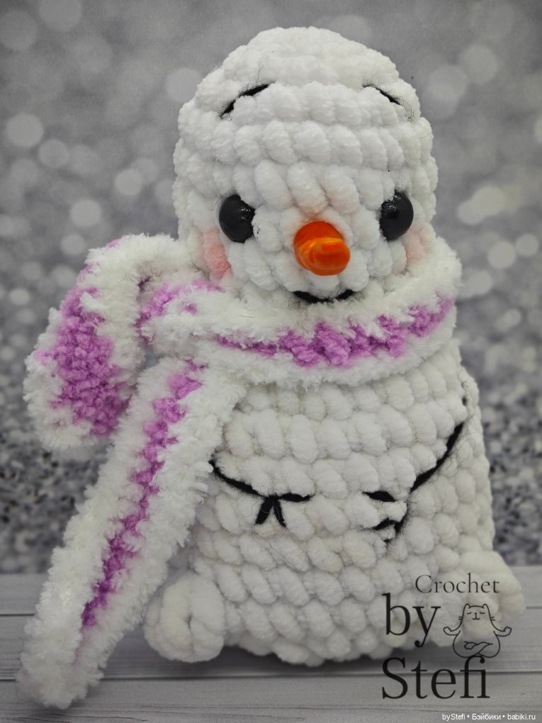 Снеговичок в шапке-ушанке (фото 6)