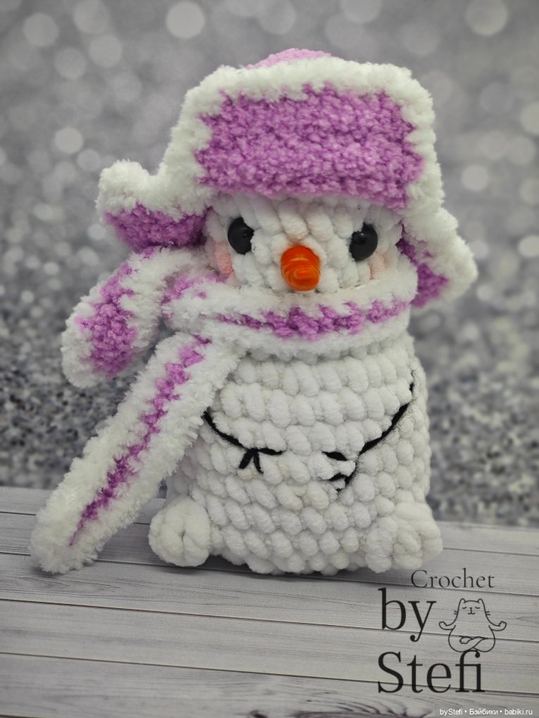 Снеговичок в шапке-ушанке (фото 2)