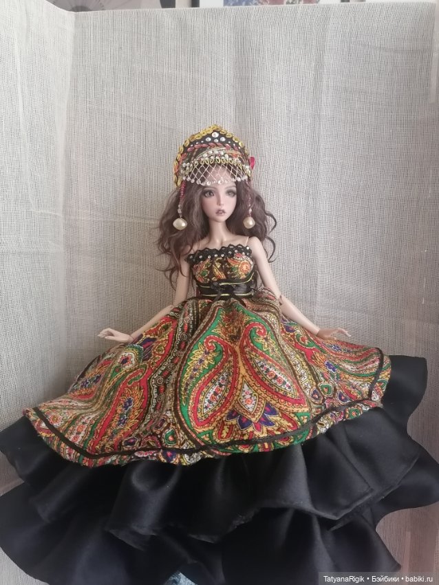 Народный стиль — Одежда и обувь для кукол своими руками: фото (фото 3)
