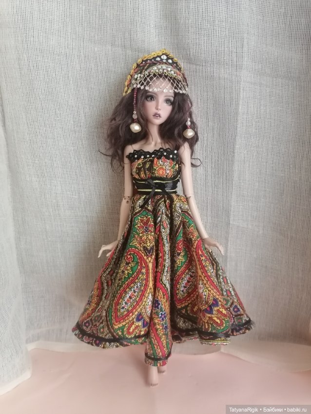 Народный стиль — Одежда и обувь для кукол своими руками: фото