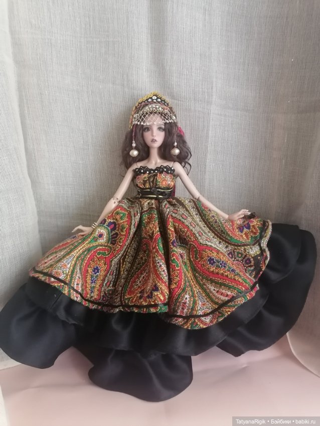 Народный стиль — Одежда и обувь для кукол своими руками: фото