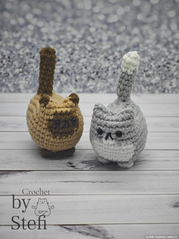 Милые котики — Вязаные игрушки и амигуруми: крючком (фото 4)