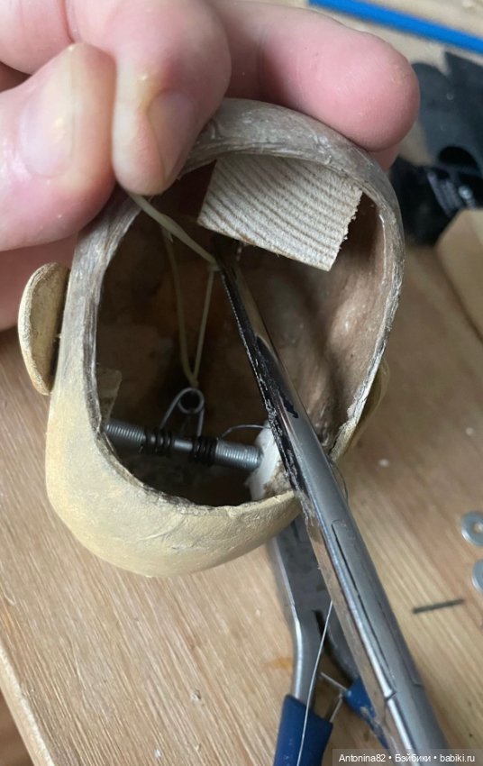 Профессия: технолог театра кукол. Часть 5 - внутренняя механика головы (фото 5)