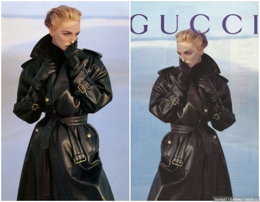 Натуральная кожа в моде 1980х