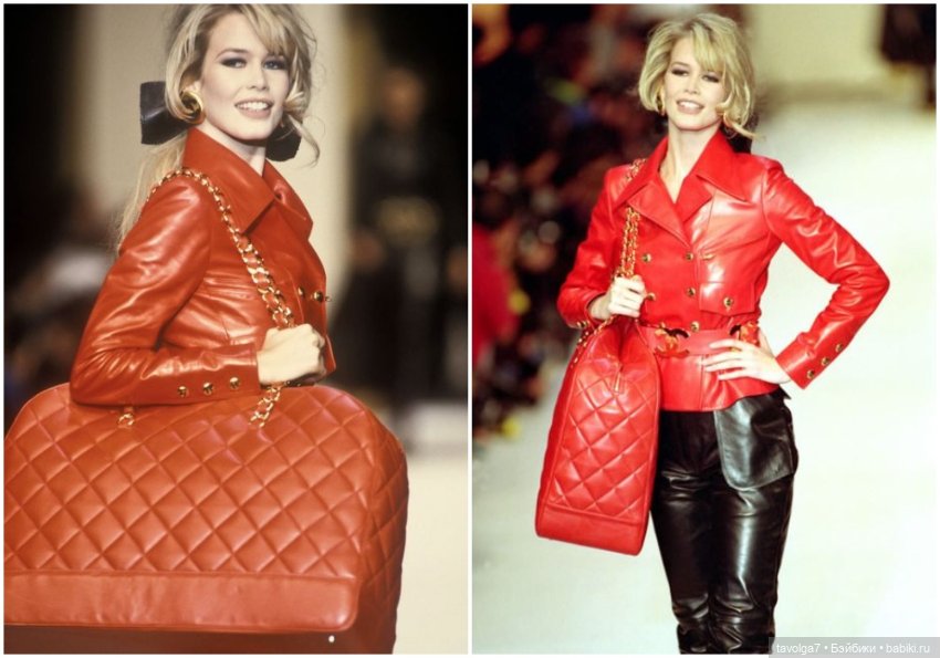 Натуральная кожа в моде 1980х