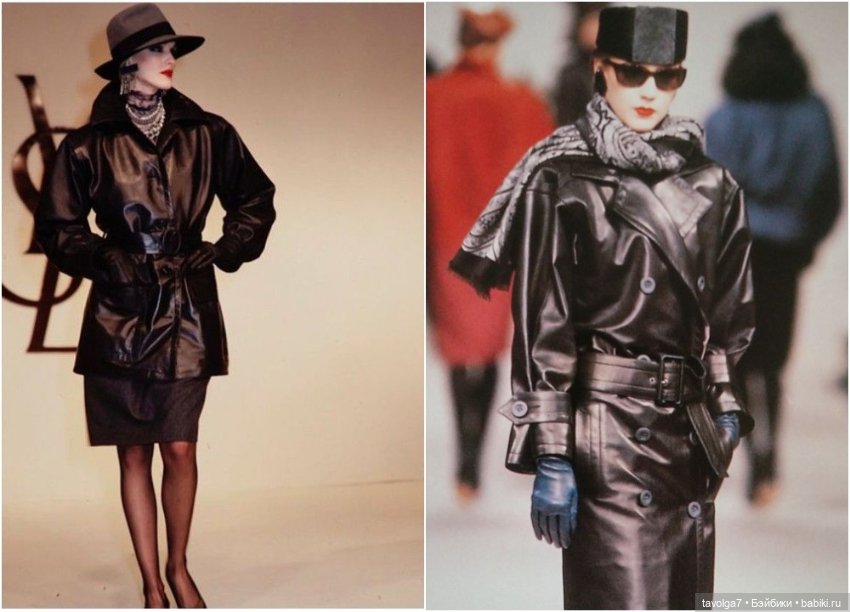 Натуральная кожа в моде 1980х (фото 8)