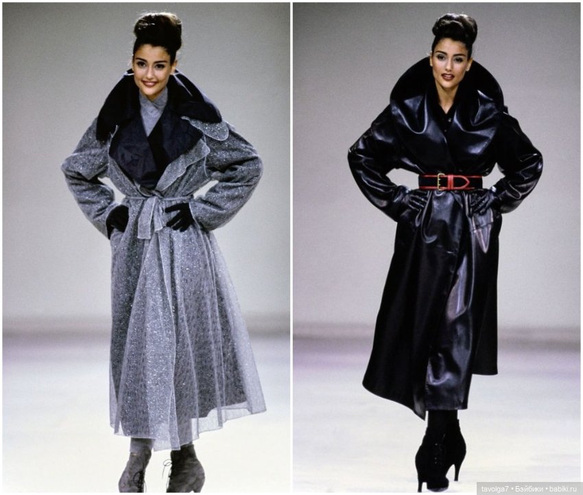 Натуральная кожа в моде 1980х