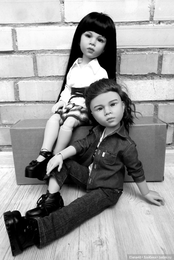 Мартин и Марта🥰 часть 2 — ООАК и кастом кукол Gotz (Готц): перерисовка (фото 8)