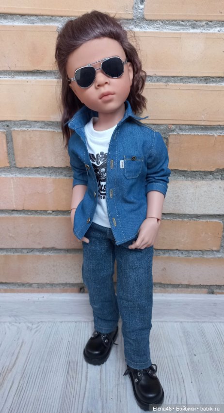 Мартин и Марта🥰 часть 2 — ООАК и кастом кукол Gotz (Готц): перерисовка (фото 4)