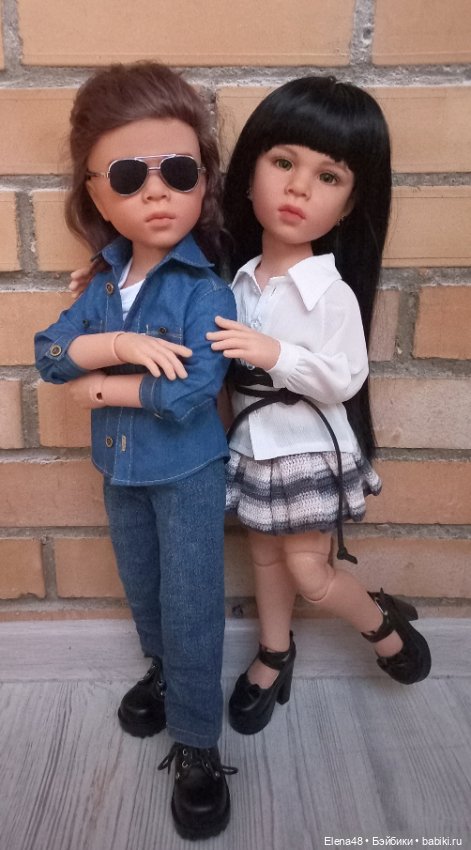 Мартин и Марта🥰 часть 2 — ООАК и кастом кукол Gotz (Готц): перерисовка (фото 6)