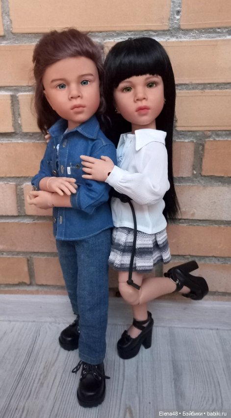 Мартин и Марта🥰 часть 2 — ООАК и кастом кукол Gotz (Готц): перерисовка (фото 7)