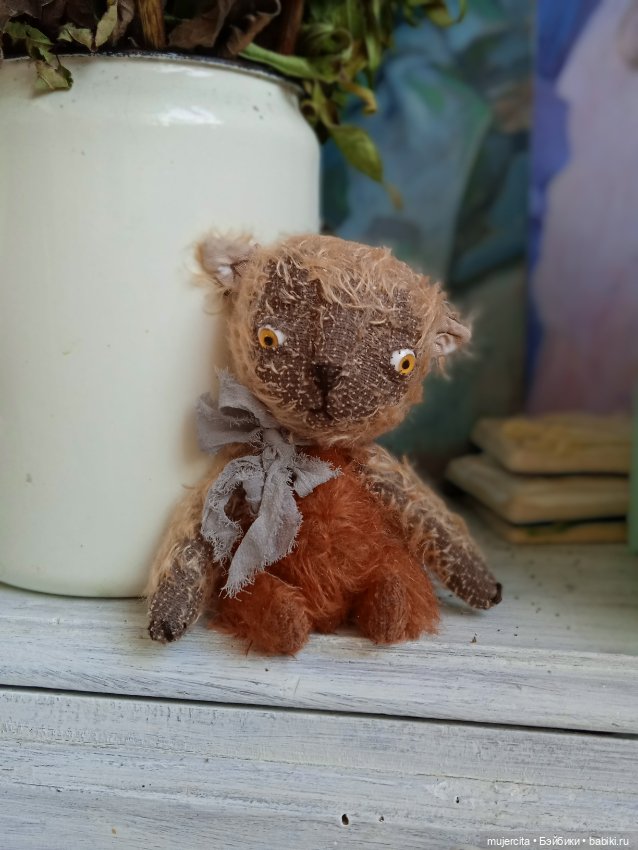 Котик Невротик — Авторские мишки Тедди и друзья: фото (фото 3)