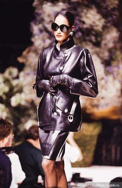 Натуральная кожа в моде 1980х - 2