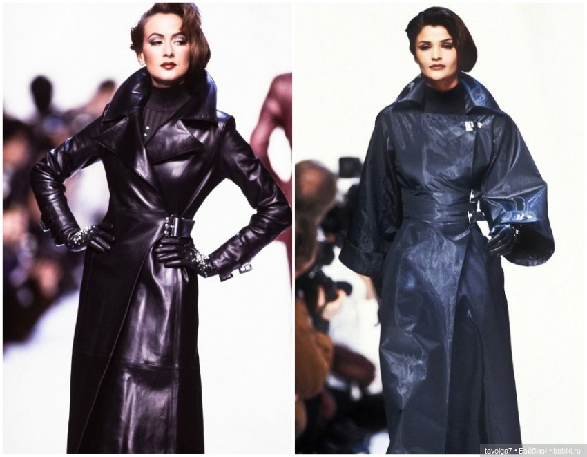 Натуральная кожа в моде 1980х - 2