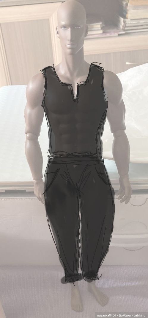 Что-то в восточном стиле — Одежда и обувь для кукол своими руками: фото (фото 2)