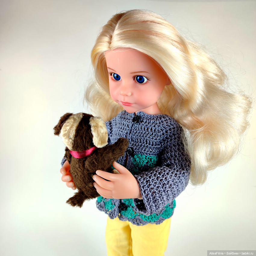 Мини Щенок "Дружок" — Авторские мишки Тедди и друзья: фото (фото 4)