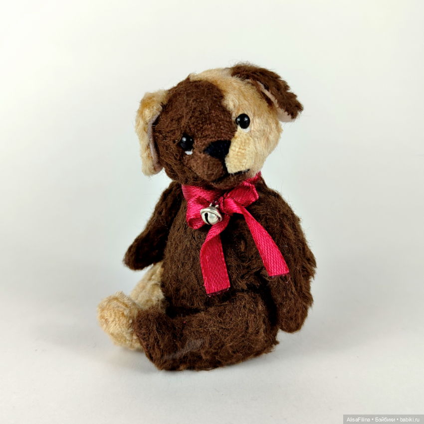 Мини Щенок "Дружок" — Авторские мишки Тедди и друзья: фото