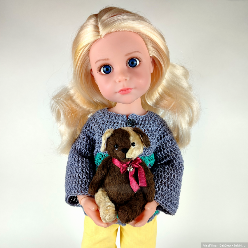 Мини Щенок "Дружок" — Авторские мишки Тедди и друзья: фото