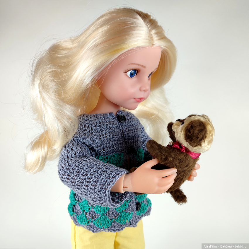 Мини Щенок "Дружок" — Авторские мишки Тедди и друзья: фото (фото 3)