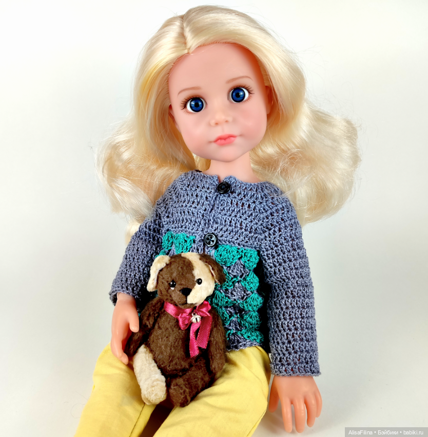 Мини Щенок "Дружок" — Авторские мишки Тедди и друзья: фото (фото 8)