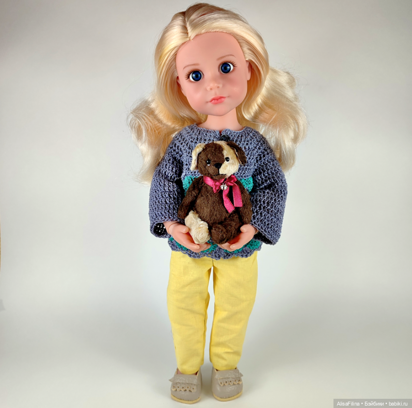 Мини Щенок "Дружок" — Авторские мишки Тедди и друзья: фото (фото 2)