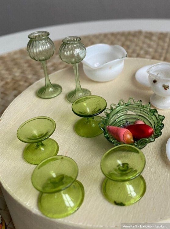 Антикварное стекло Лауша, тонкая паутинка