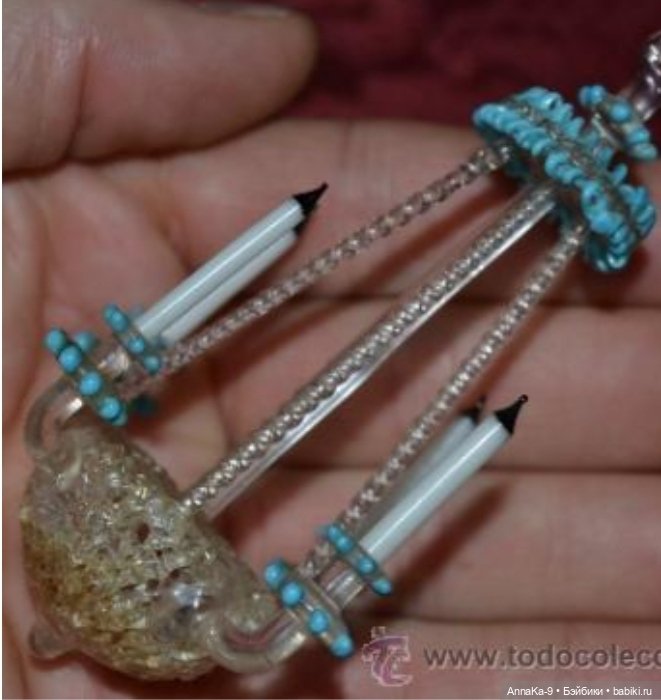 Антикварное стекло Лауша, тонкая паутинка (фото 8)