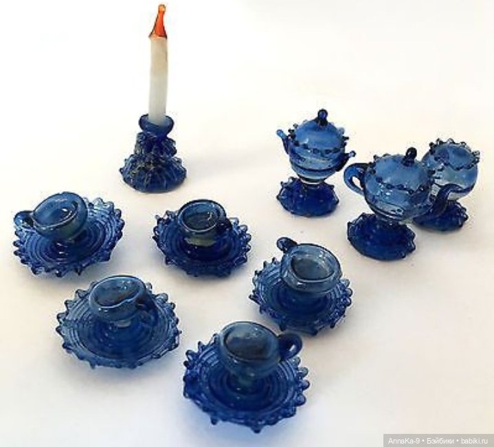 Антикварное стекло Лауша, тонкая паутинка