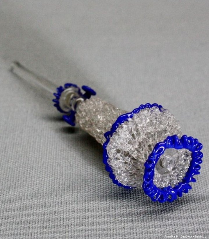 Антикварное стекло Лауша, тонкая паутинка (фото 9)