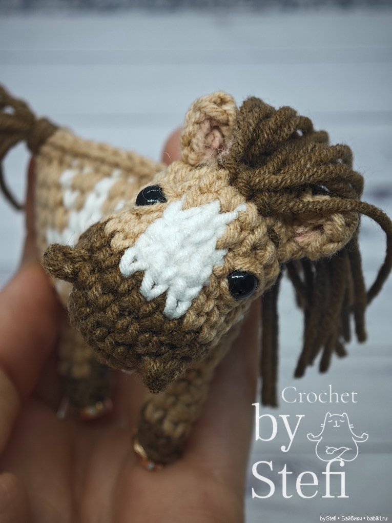 Лошадка (жаккард) — Вязаные игрушки и амигуруми: крючком