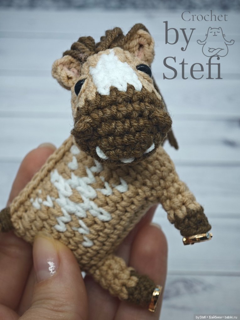 Лошадка (жаккард) — Вязаные игрушки и амигуруми: крючком