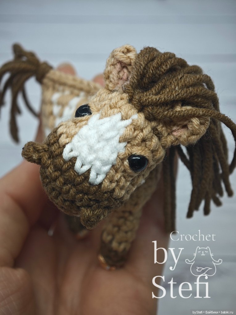 Лошадка (жаккард) — Вязаные игрушки и амигуруми: крючком (фото 10)