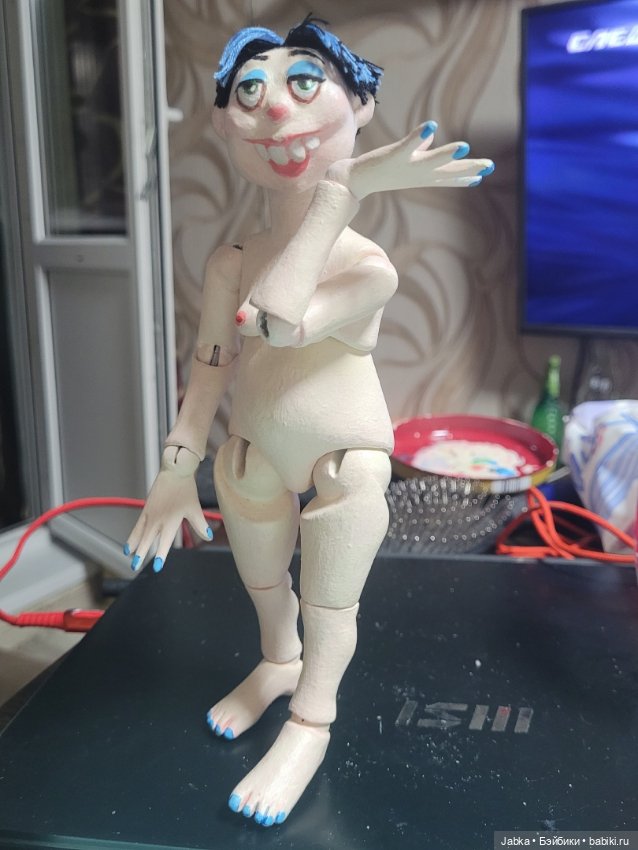 Ведьма к Хэллоуину — Авторские шарнирные куклы своими руками: лепка