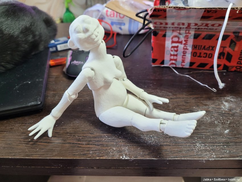 Ведьма к Хэллоуину — Авторские шарнирные куклы своими руками: лепка