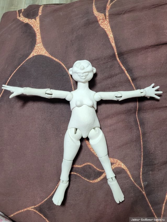 Ведьма к Хэллоуину — Авторские шарнирные куклы своими руками: лепка (фото 4)