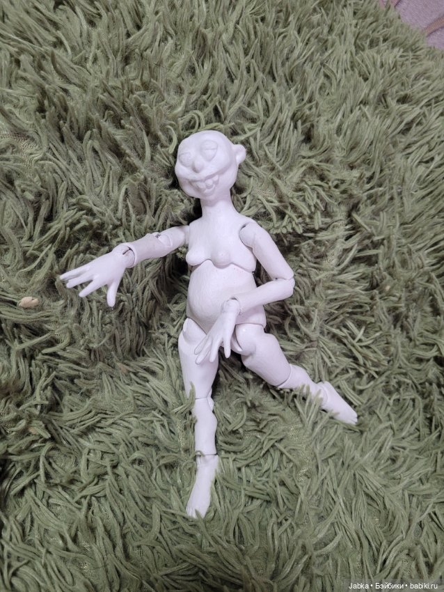 Ведьма к Хэллоуину — Авторские шарнирные куклы своими руками: лепка