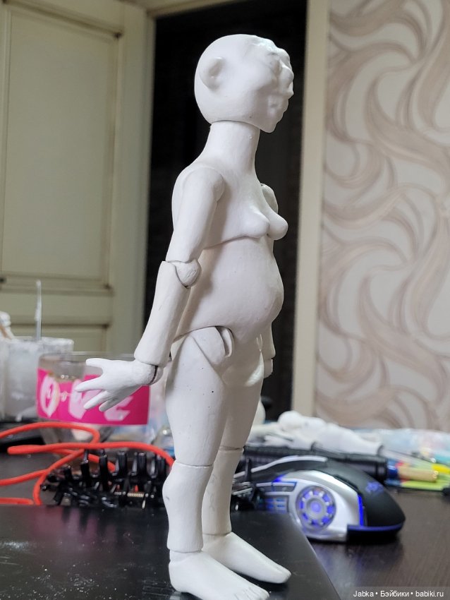 Ведьма к Хэллоуину — Авторские шарнирные куклы своими руками: лепка