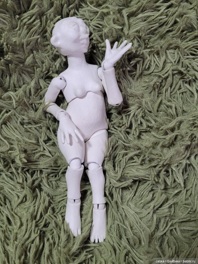 Ведьма к Хэллоуину — Авторские шарнирные куклы своими руками: лепка (фото 8)