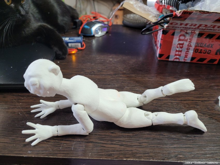 Ведьма к Хэллоуину — Авторские шарнирные куклы своими руками: лепка