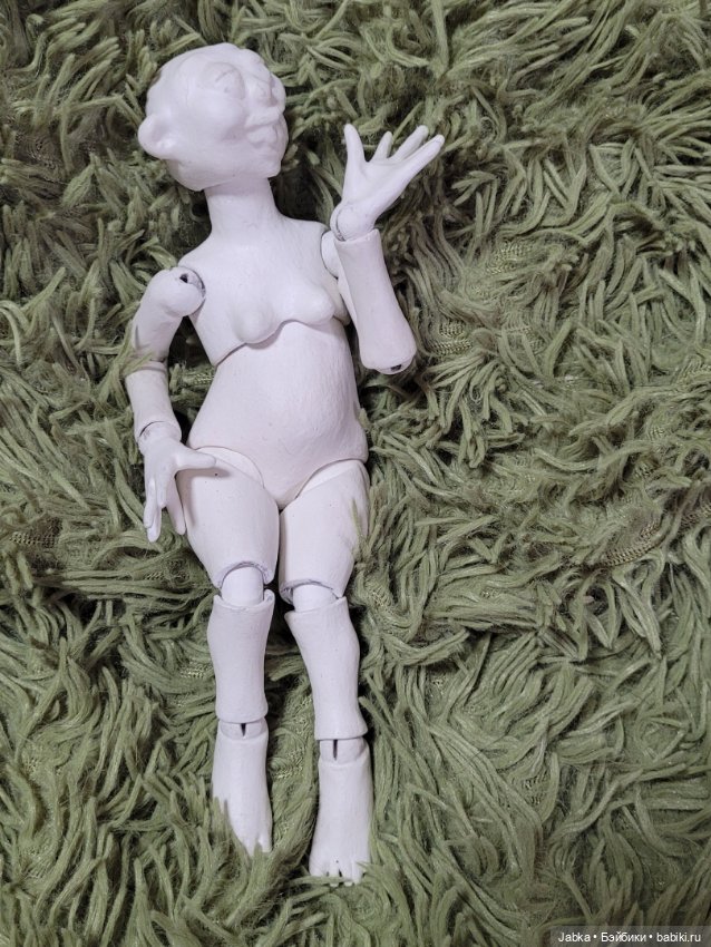 Ведьма к Хэллоуину — Авторские шарнирные куклы своими руками: лепка (фото 7)