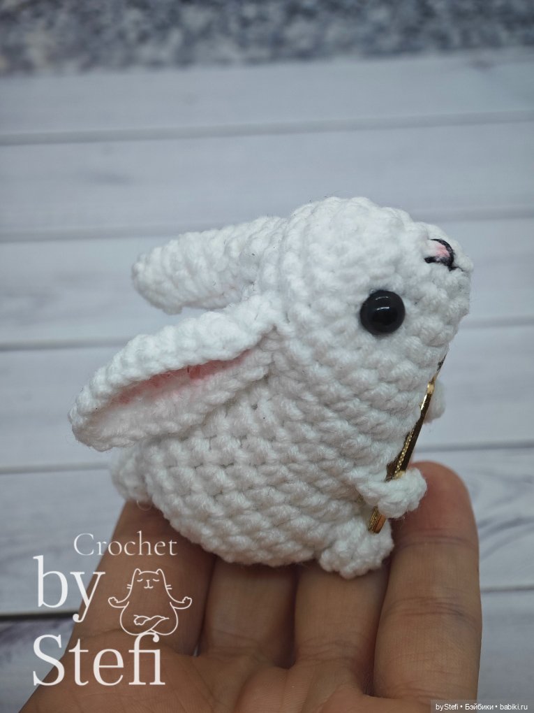 Зайчишка — Вязаные игрушки и амигуруми: крючком (фото 10)
