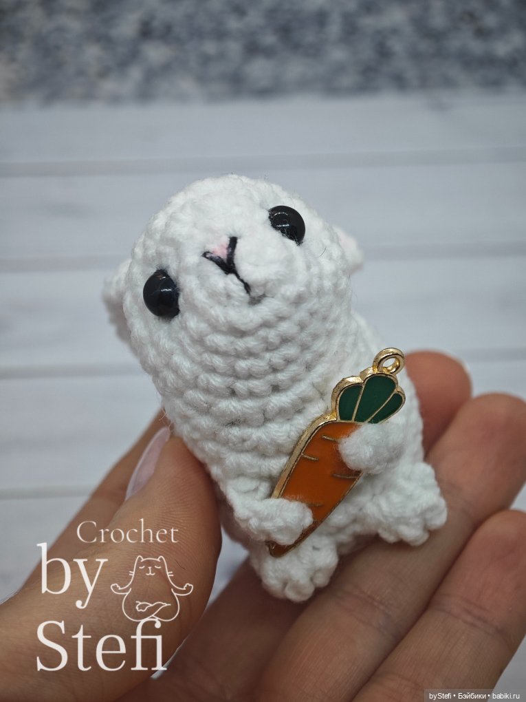 Зайчишка — Вязаные игрушки и амигуруми: крючком (фото 8)