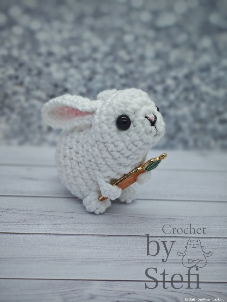 Зайчишка — Вязаные игрушки и амигуруми: крючком (фото 4)